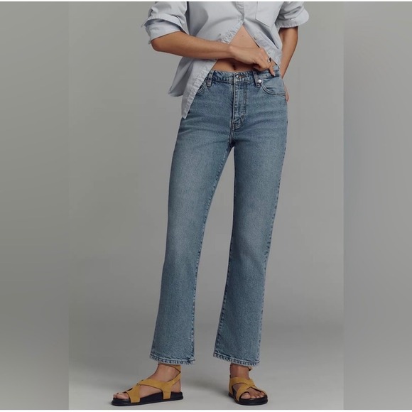 Frame Denim Denim - FRAME The Borrowed‎ Mid Rise Boyfriend Jeans Ricochet Women's  Size 26